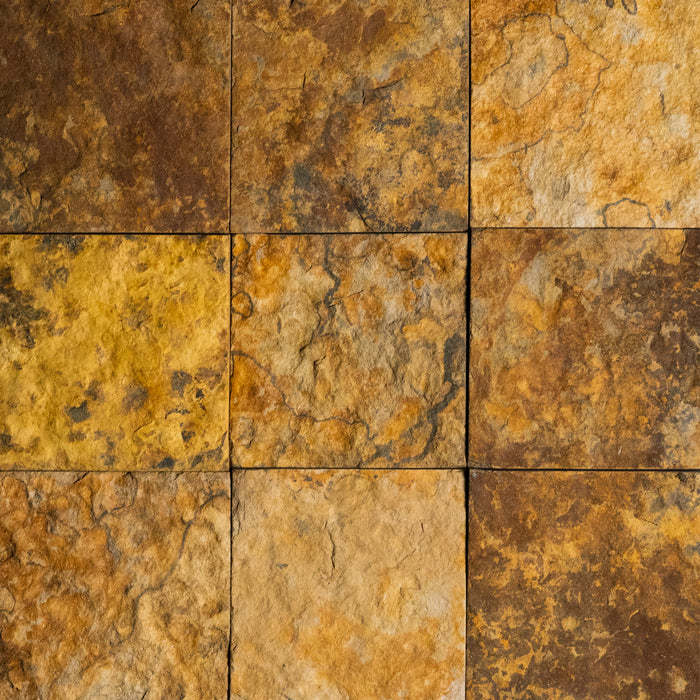 Carioca Gold Slate Tile - 12" x 24" x 5/8"