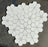 White Carrara Waterjet Sofitel Polished Marble Mosaic - Flower