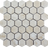 Full Sheet Sample - Pietra Antica Antique Stones Cashmere Beige Hexagon Natural Stone Mosaic - 2" Brushed