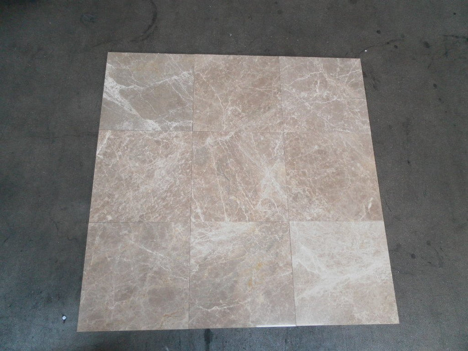 Polished Cedar Marble Tile - 12" x 12" x 3/8" 