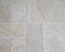 Ivory Travertine Versailles Pattern - Unfilled, Chiseled & Brushed