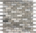 Full Sheet Sample - Pietra Antica Metropolitan Contempo City Gray Strips Brick Natural Stone Mosaic - 5/8" x 2" Multi Finish