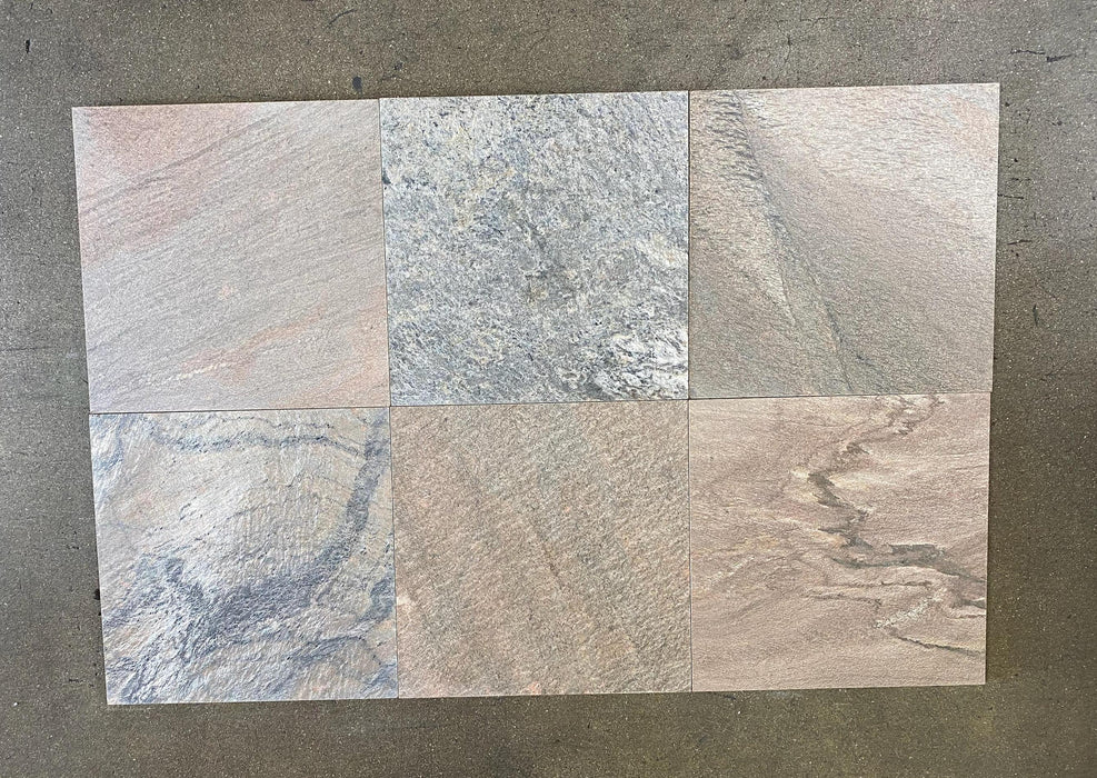 Copper Slate Tile - 12" x 12" x 3/8" Polished