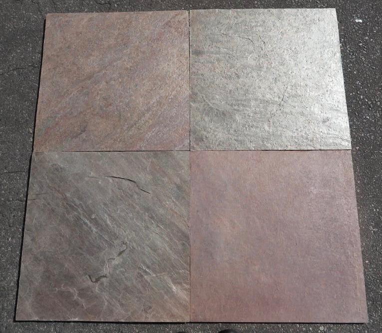 Copper Slate Tile - 24" x 24" x 3/4" - 1 1/4"