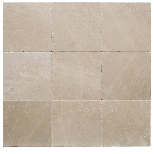 Crema Marfil Select Marble Tile - 12" x 12" x 3/8" Tumbled