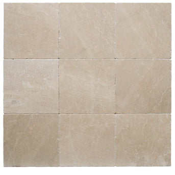 Crema Marfil Select Marble Tile - 12" x 12" x 3/8" Tumbled