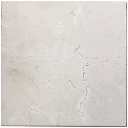 Crema Marfil Select Tumbled Marble Tile - 12" x 12"