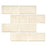 Crema Marfil Beveled Marble Tile - Honed