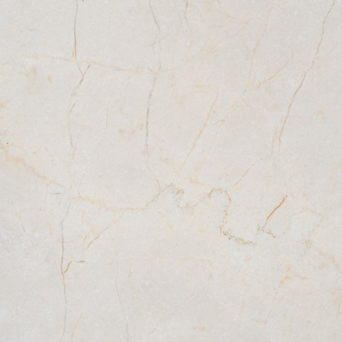 Full Tile Sample - Crema Marfil Standard Marble Tile - 12" x 24" x 3/8" Honed