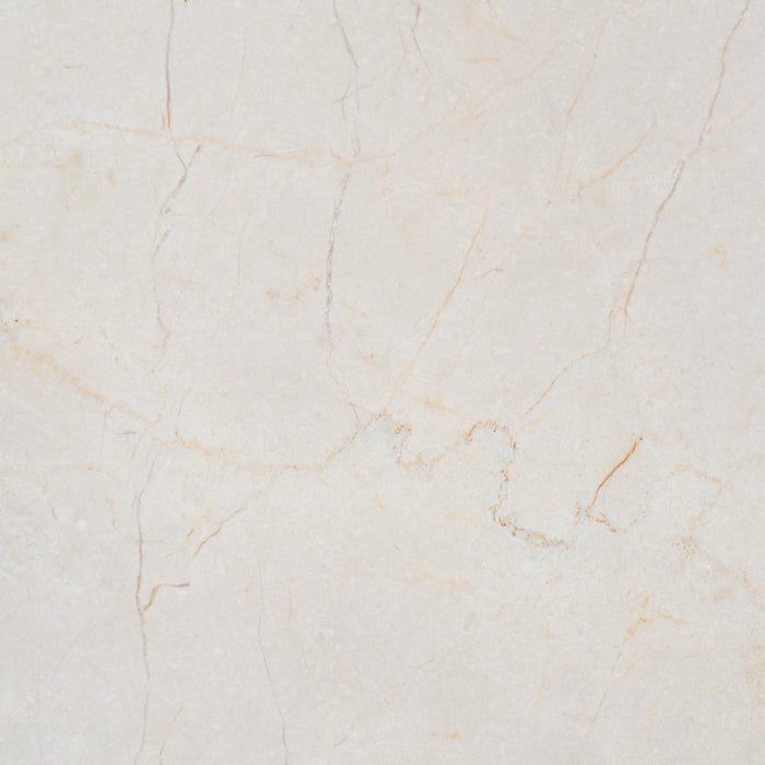 Full Tile Sample - Crema Marfil Standard Marble Tile - 9" x 18" x 3/8" Honed