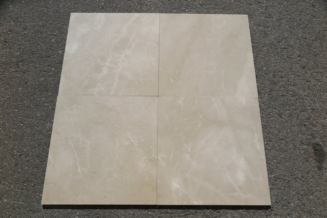 Polished Crema Beige Marble Tile
