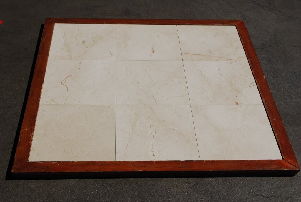 Polished Crema Marfil Standard Marble Tile - 12" x 12" x 3/8" 