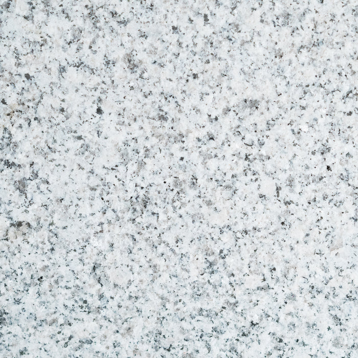 Full Tile Sample - Crystal White Granite Tile - 24" x 24" x 5/8" Flamed