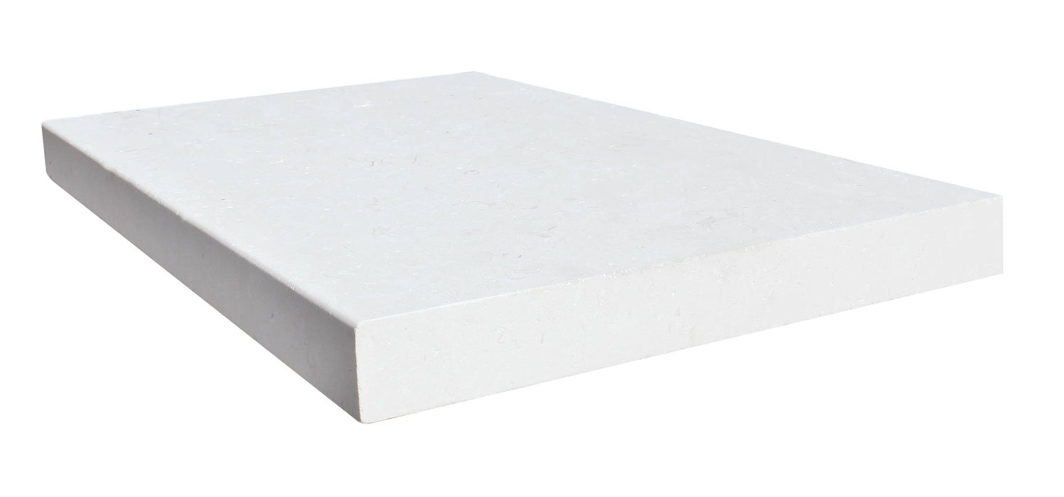 Champagne Tumbled Limestone Modern Coping - 12" x 24" x 5 CM