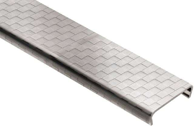 Schluter Systems Designline Square Check Stainless Steel Metal