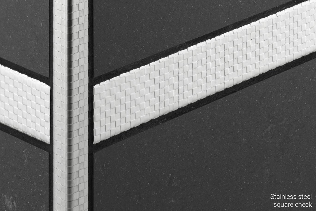 DL625AMGB Brushed Brass Anodized Aluminum Metal Tile Edging Trim