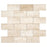 Diano Royal Marble Mosaic - 2" x 4" Pillowed Brick Polished