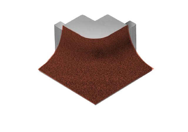 E90/AHKA/TSR Rustic Brown Textured Color Coated Aluminum