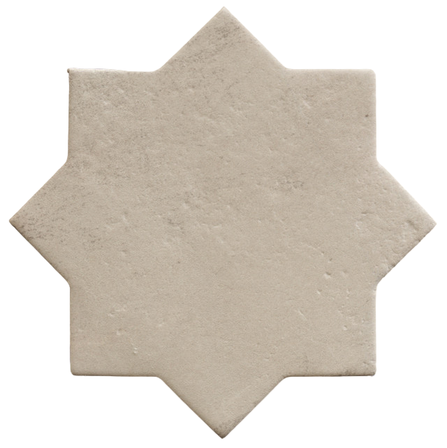 Dove Star Porcelain Tile - 6" x 6" Matte