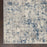 Rustic Textures Ivory / Grey / Blue Synthetic Fibers IVGRB