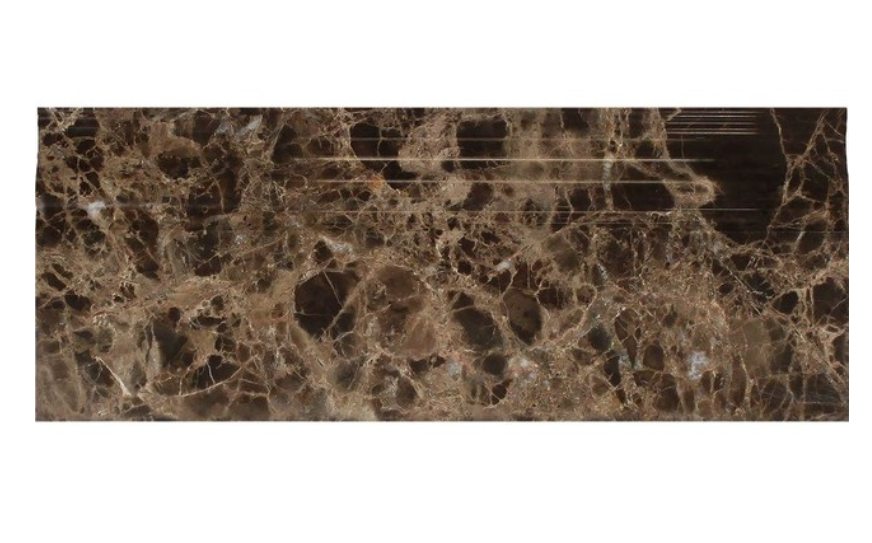 Emperador Dark Marble Baseboard - 4" x 12"