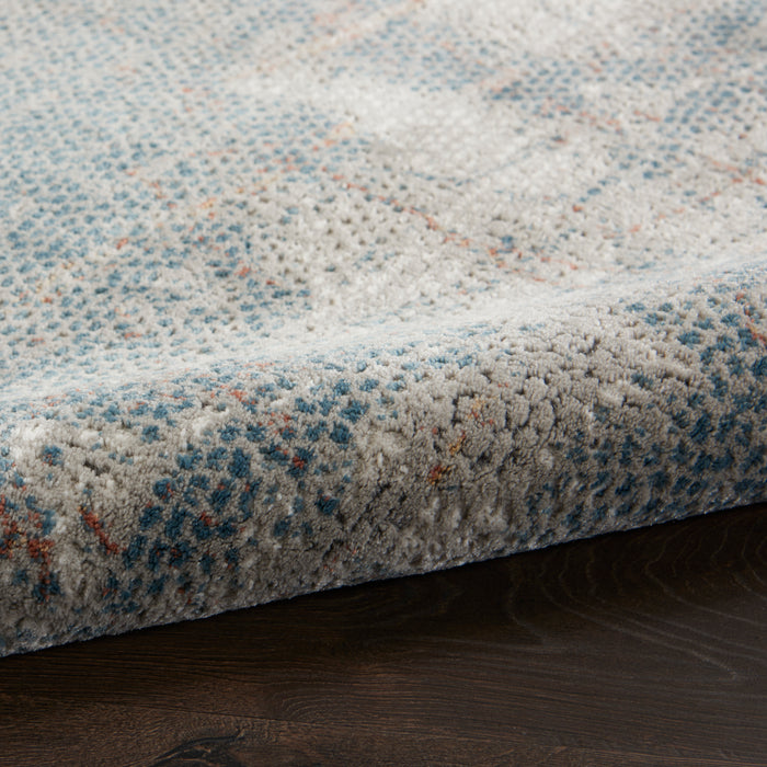 Rustic Textures Synthetic Fibers LGYBL Light Grey / Blue