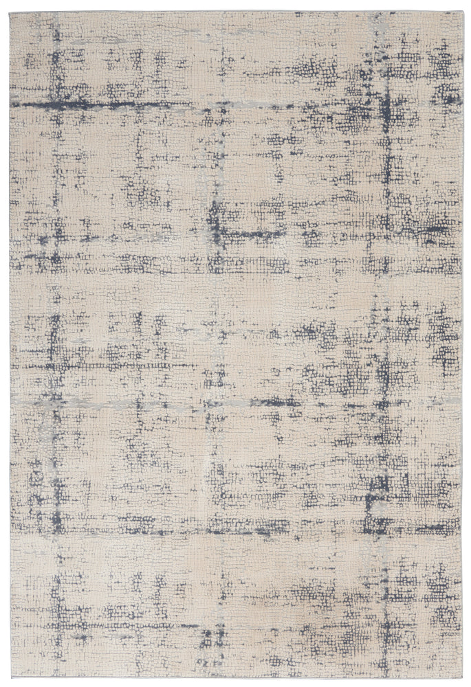 Rustic Textures Ivory / Blue IVBLU