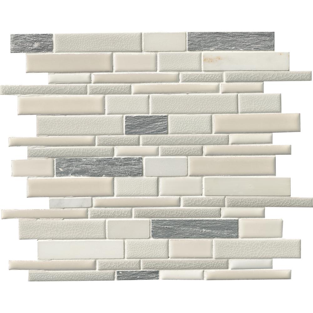 MSI Decorative Blends Everest Textured Porcelain & Stone Mosaic — Stone ...