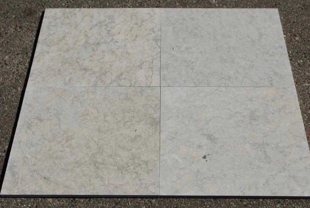 Everest Grey Limestone Tile - 16" x 16" x 3/8" 