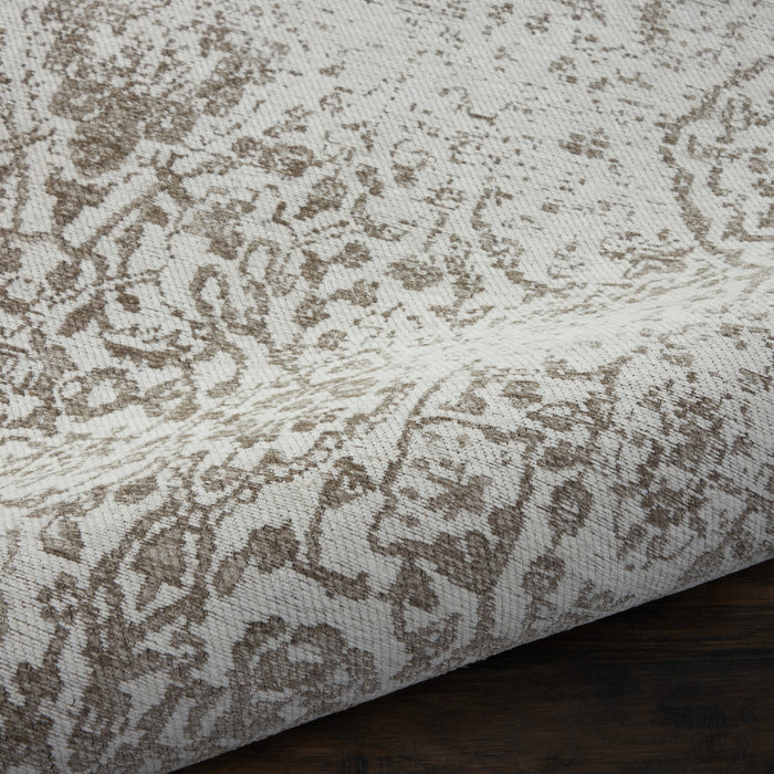 Damask Polyester IV Ivory