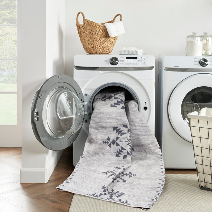 Machine Washable Series 1 Ivory / Charcoal IVCHA Cotton Blend SR109