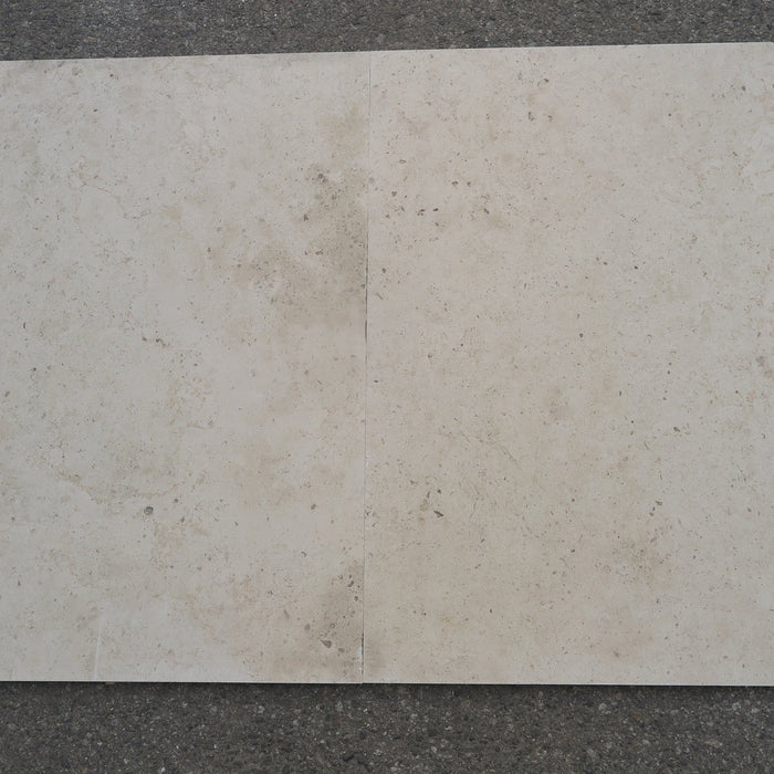 Honed Gascoigne Beige Limestone Tile - 24" x 36" x 3/4"