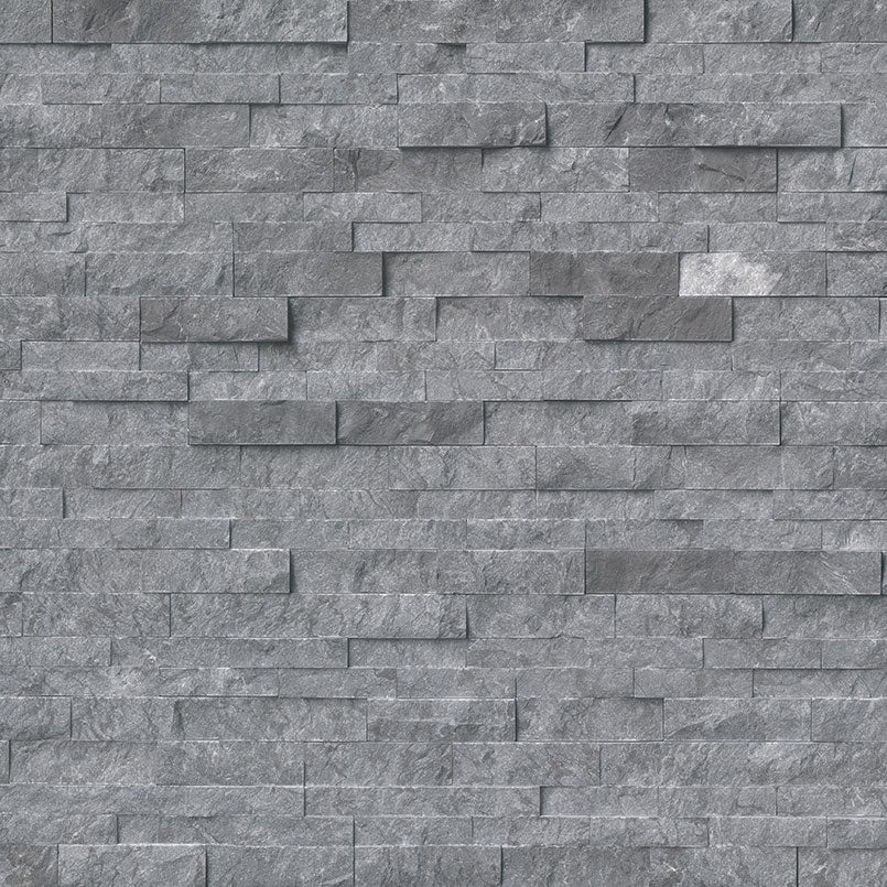 RockMount Stacked Stone Panel Glacial Gray LPNLMGLAGRY624