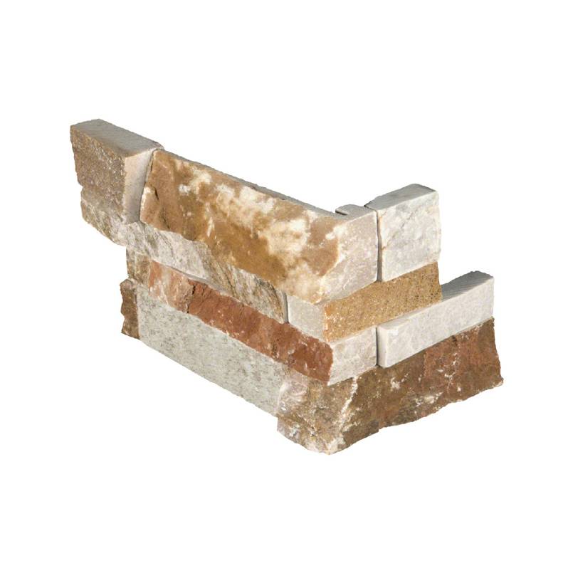 RockMount Stacked Stone Panel Golden White LPNLQGLDWHI618COR