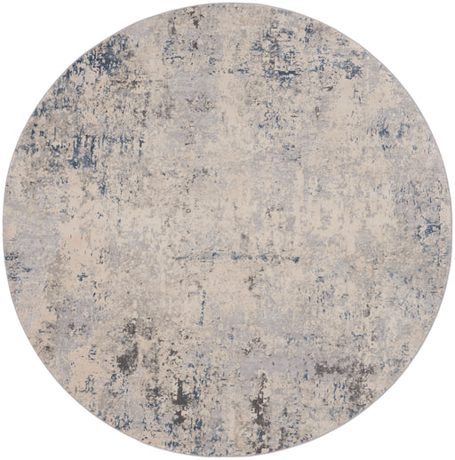 Rustic Textures Ivory / Grey / Blue IVGRB