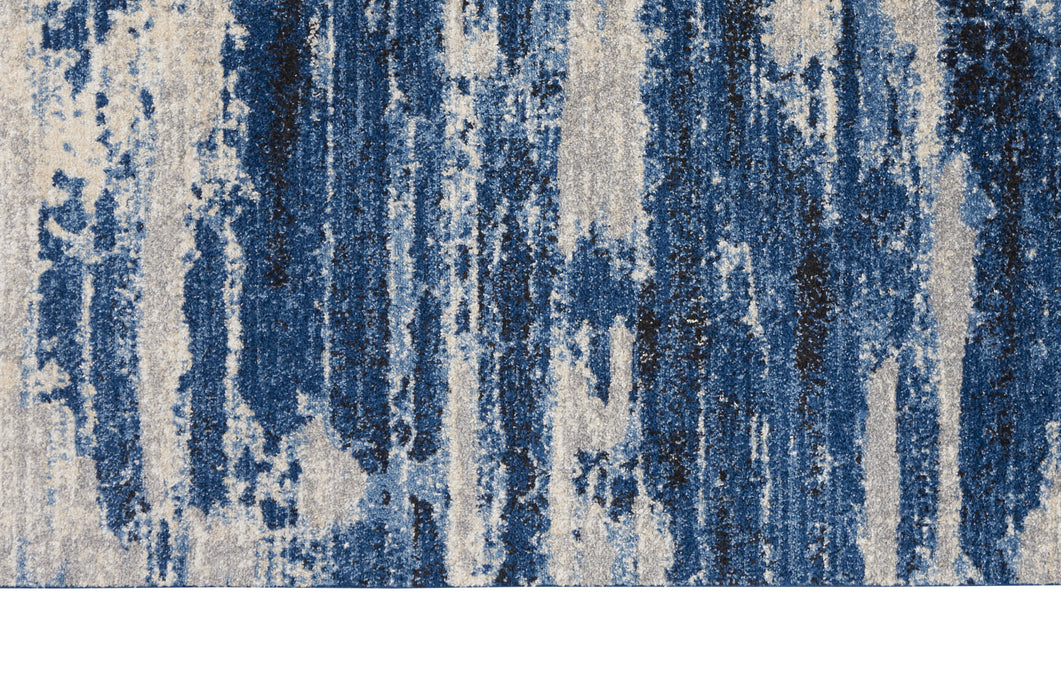 River Flow Blue / Grey Polypropylene BLGRY