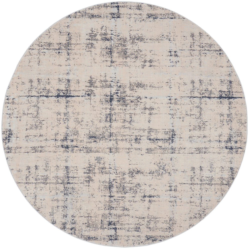 Rustic Textures Ivory / Blue IVBLU