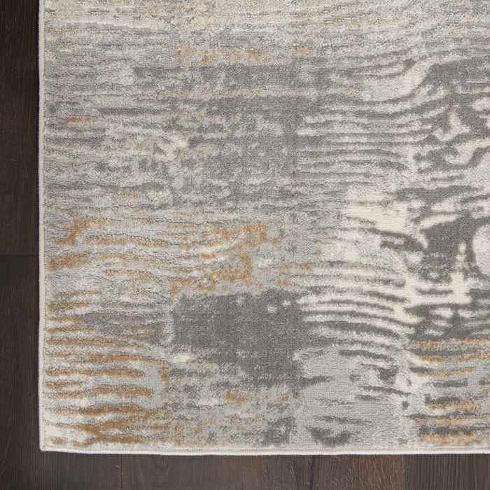 Solace Grey / Beige Synthetic Fibers GRYBG