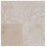 Full Tile Sample - Imperial Platinum (Super Light) Cross Cut Travertine Tile - 18" x 18" x 1/2" Filled & Honed