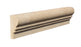 Ivory Honed Travertine Liner - 2.5" x 12" Double Step Chair Rail