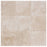 Ivory Cross Cut Filled & Honed Travertine Tile - 12" x 12" x 3/8"