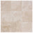 Ivory Cross Cut Filled & Honed Travertine Tile - 12" x 12" x 3/8"