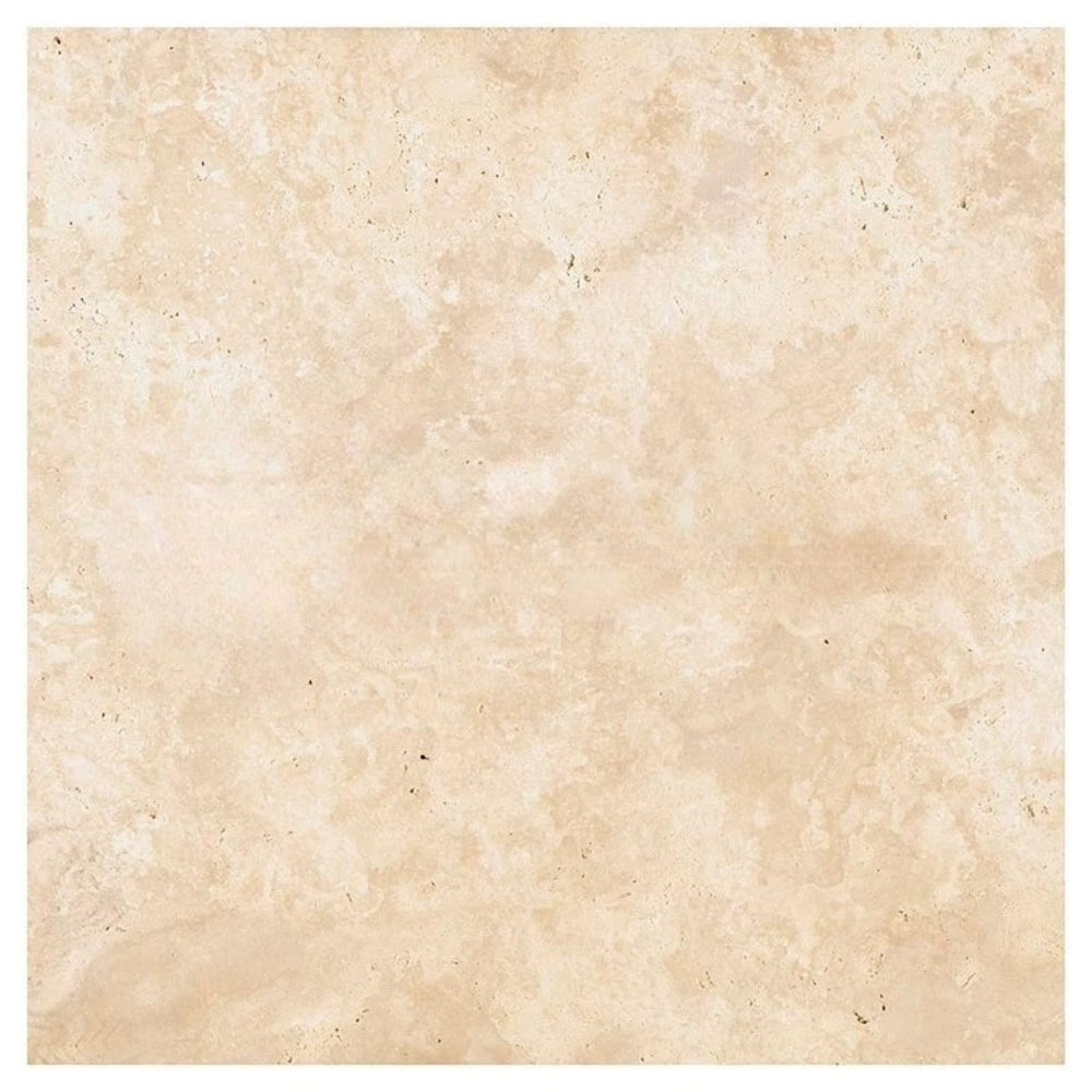 Ivory Cross Cut Travertine Tile - Filled & Polished