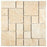 Ivory Travertine Mosaic - 3 Piece Mini Pattern Tumbled