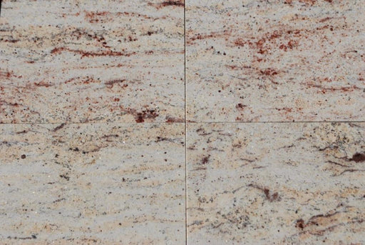 Full Tile Sample - Ivory Brown Granite Tile - 16" x 16" x 3/4" Polished