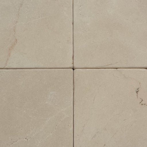 Ivory Cream Marble Tile - Tumbled