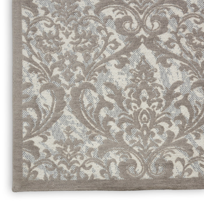 Damask Ivory/Grey IVGRY Polyester