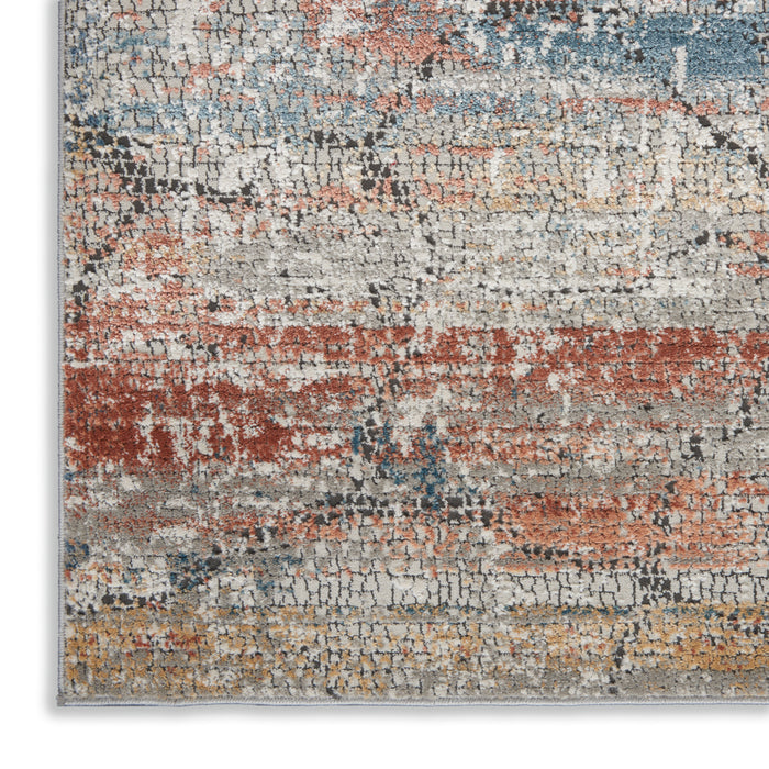 Rustic Textures Multicolor MULTI Synthetic Fibers