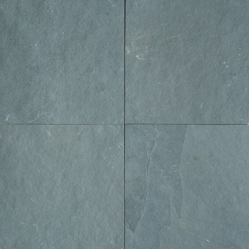 Jade Green Slate Tile - 16" x 16" x 3/8" Natural Cleft Face, Gauged Back