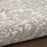 Damask Polyester Ivory/Grey DAS01 IVGRY